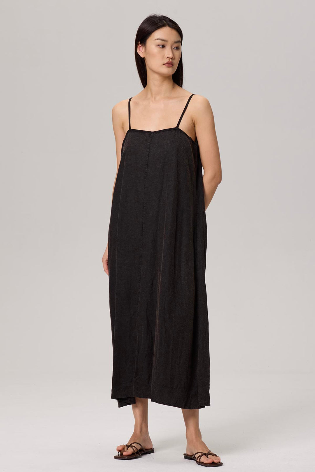 Jalise Linen Maxi Dress