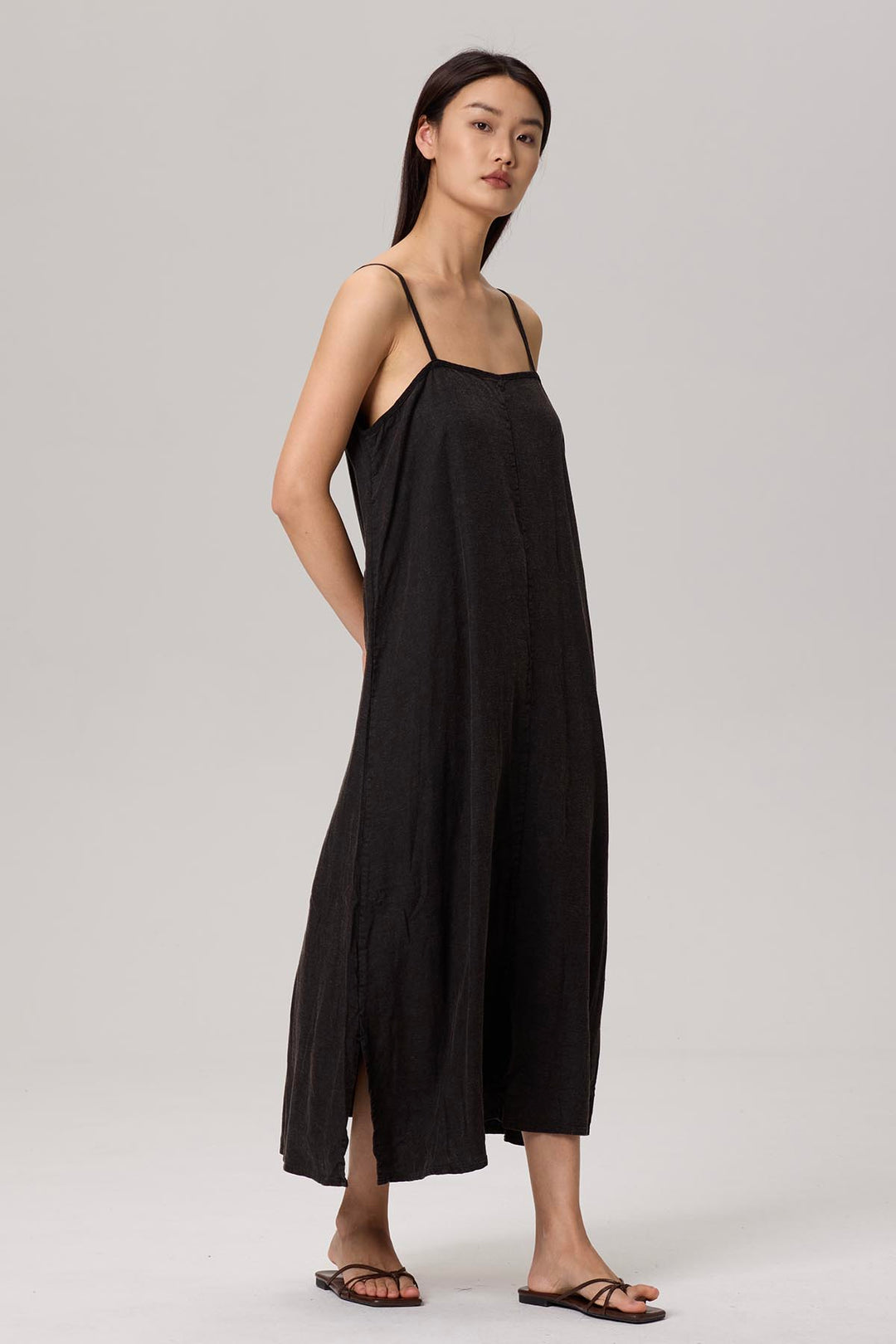 Jalise Linen Maxi Dress