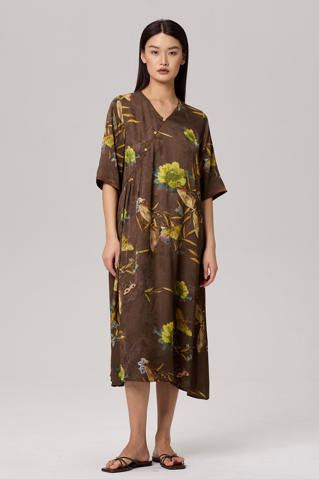 Eileen Short Sleeve Print Dress