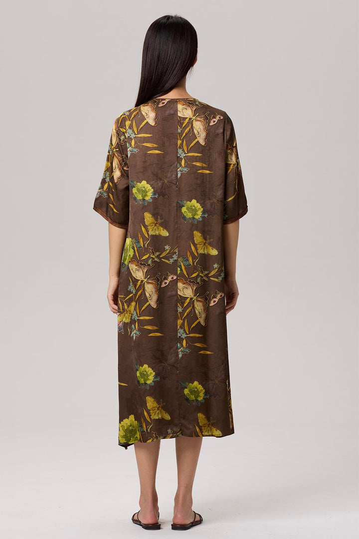 Eileen Short Sleeve Print Dress