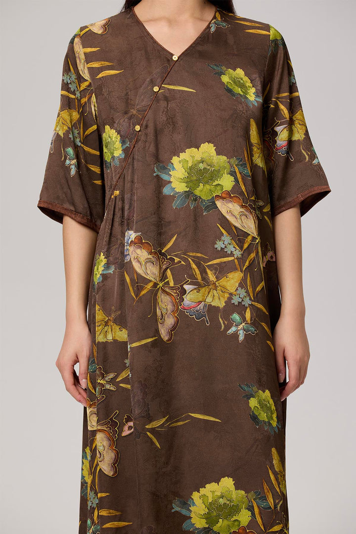 Eileen Short Sleeve Print Dress