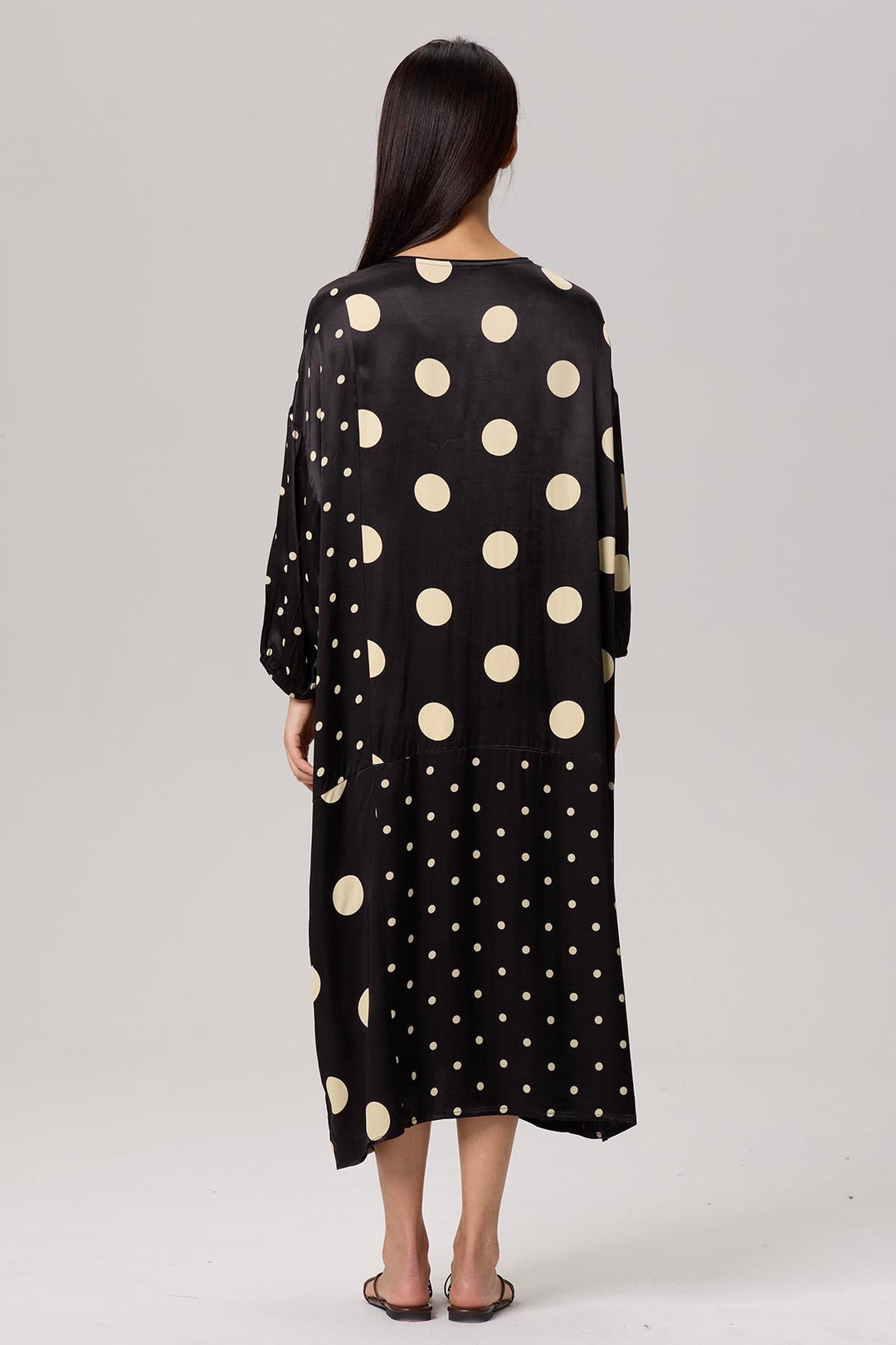 Enevieve Polka Dot Casual Dress