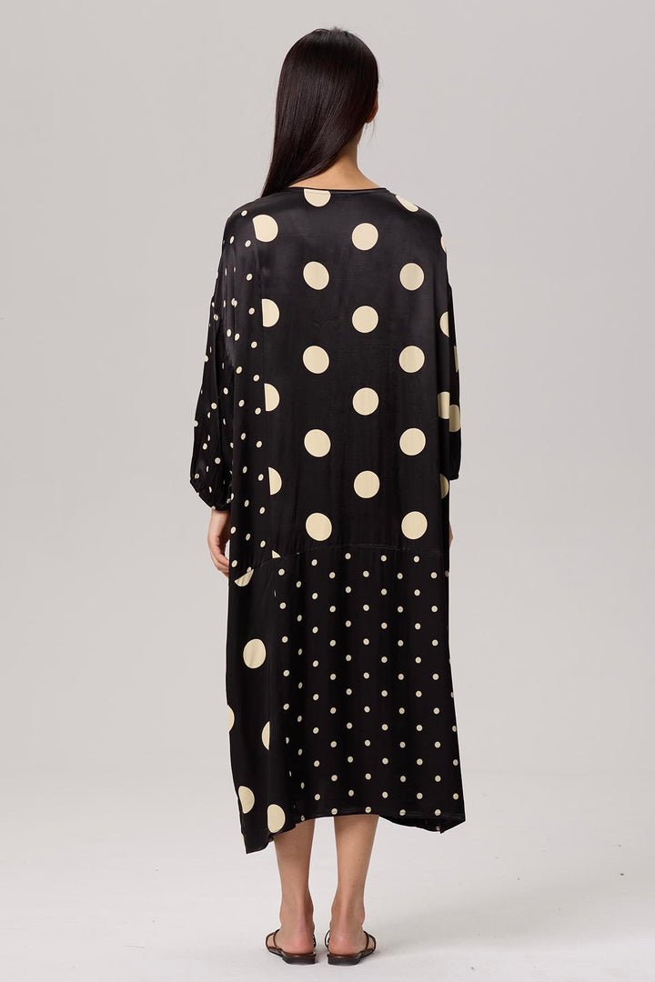 Enevieve Polka Dot Casual Dress