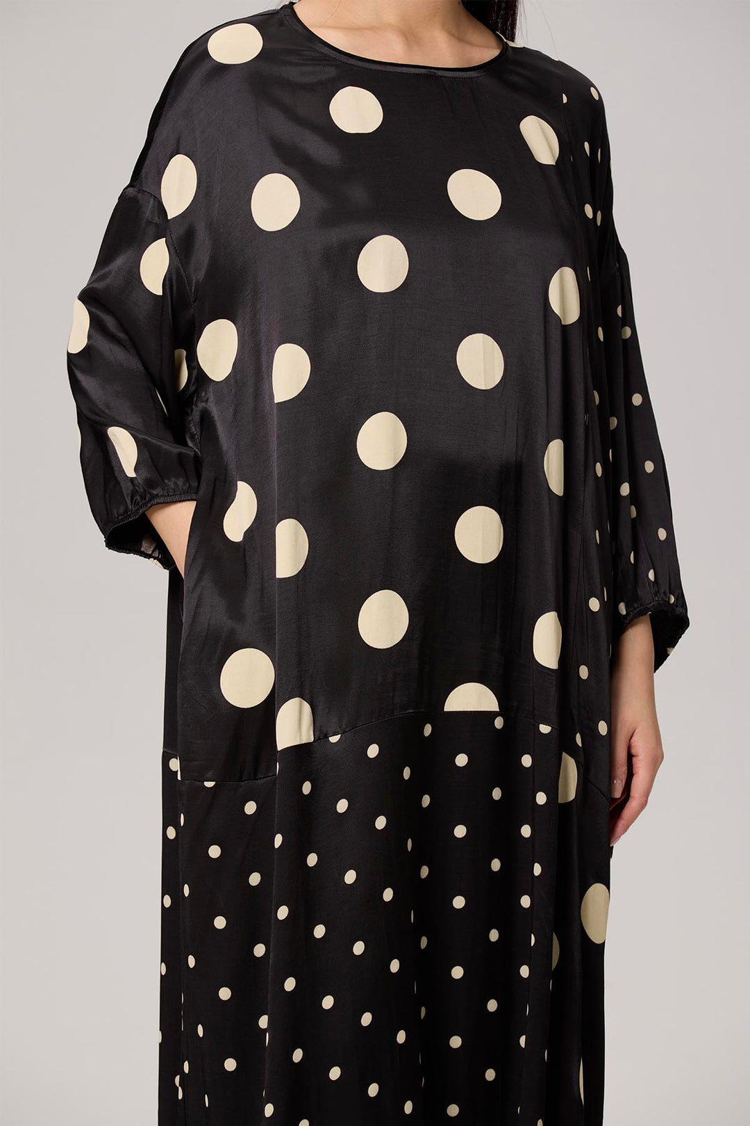 Enevieve Polka Dot Casual Dress