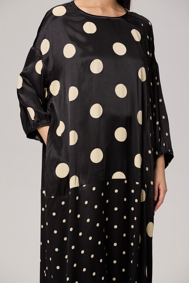 Enevieve Polka Dot Casual Dress