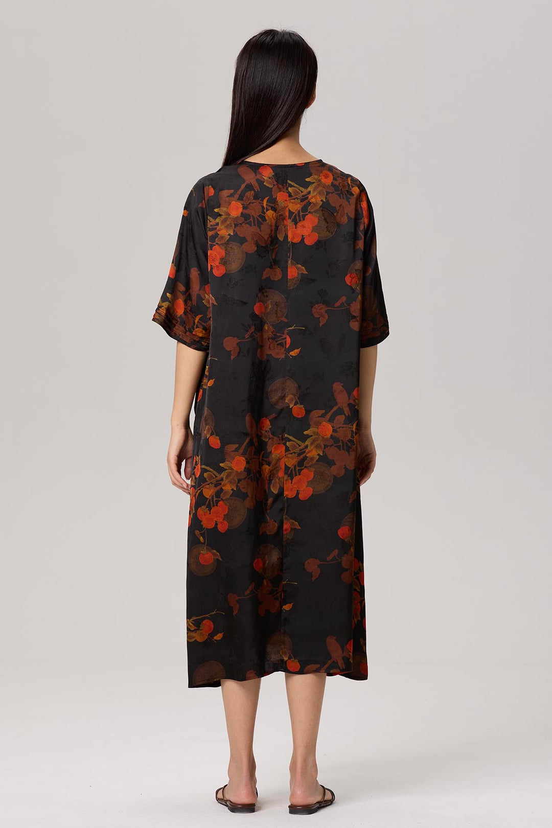 Caprice Short Sleeve Print Dress