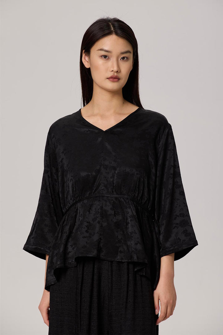 Madison Casual V-Neck Blouse