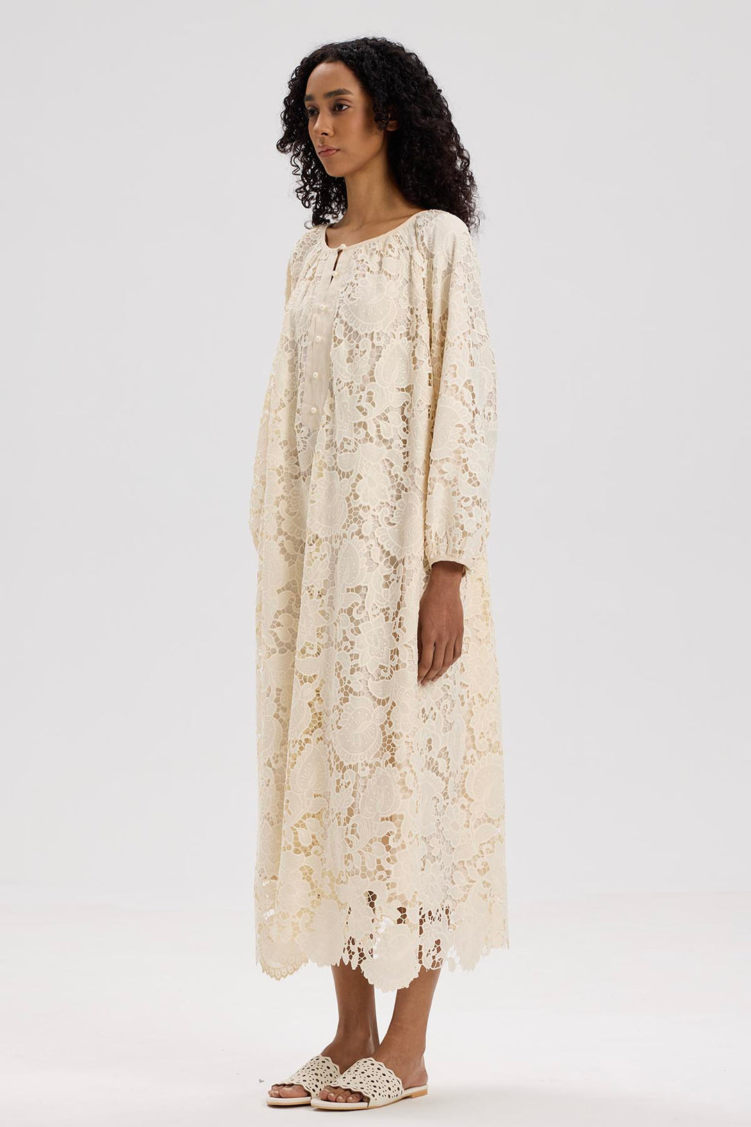 Stephanie Lace Maxi Dress