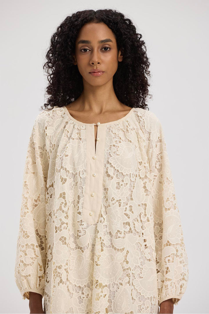 Stephanie Lace Maxi Dress