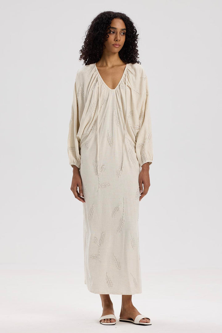 Yana Handmade Beading Maxi Dress