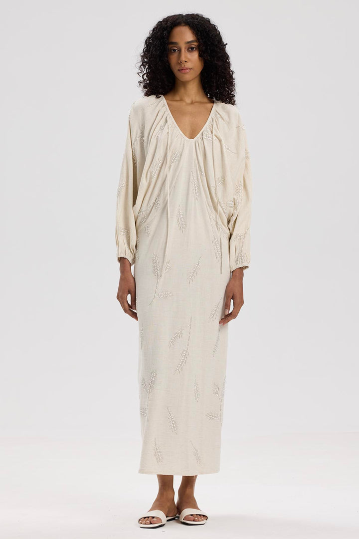 Yana Handmade Beading Maxi Dress