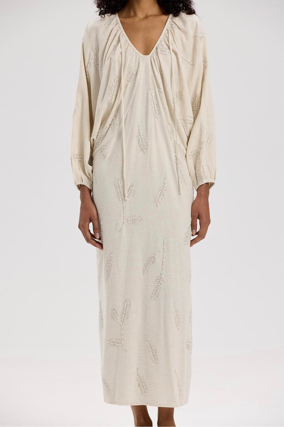 Yana Handmade Beading Maxi Dress