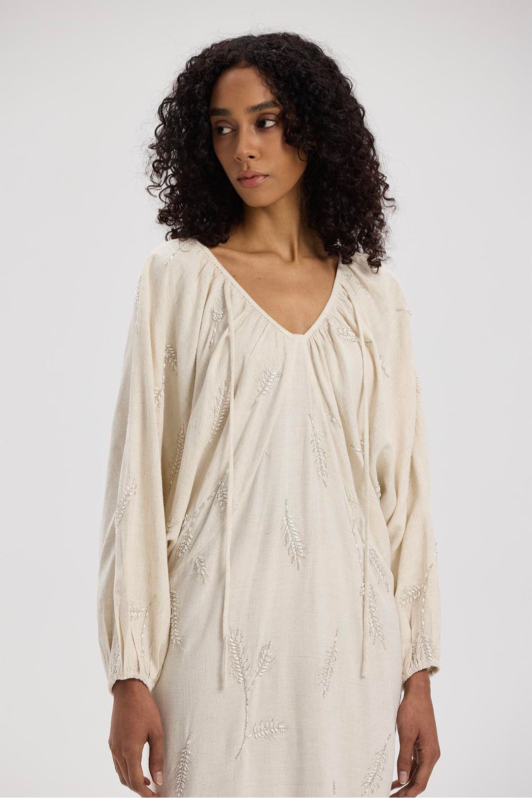 Yana Handmade Beading Maxi Dress