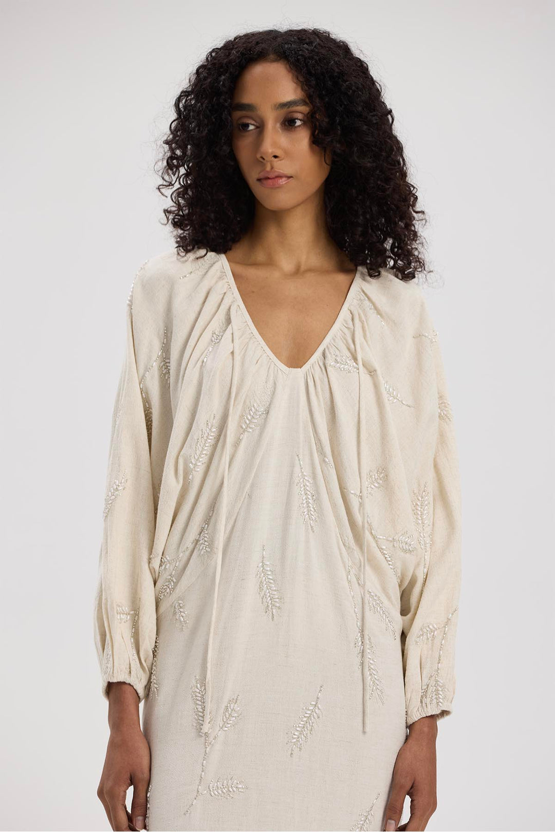 Yana Handmade Beading Maxi Dress