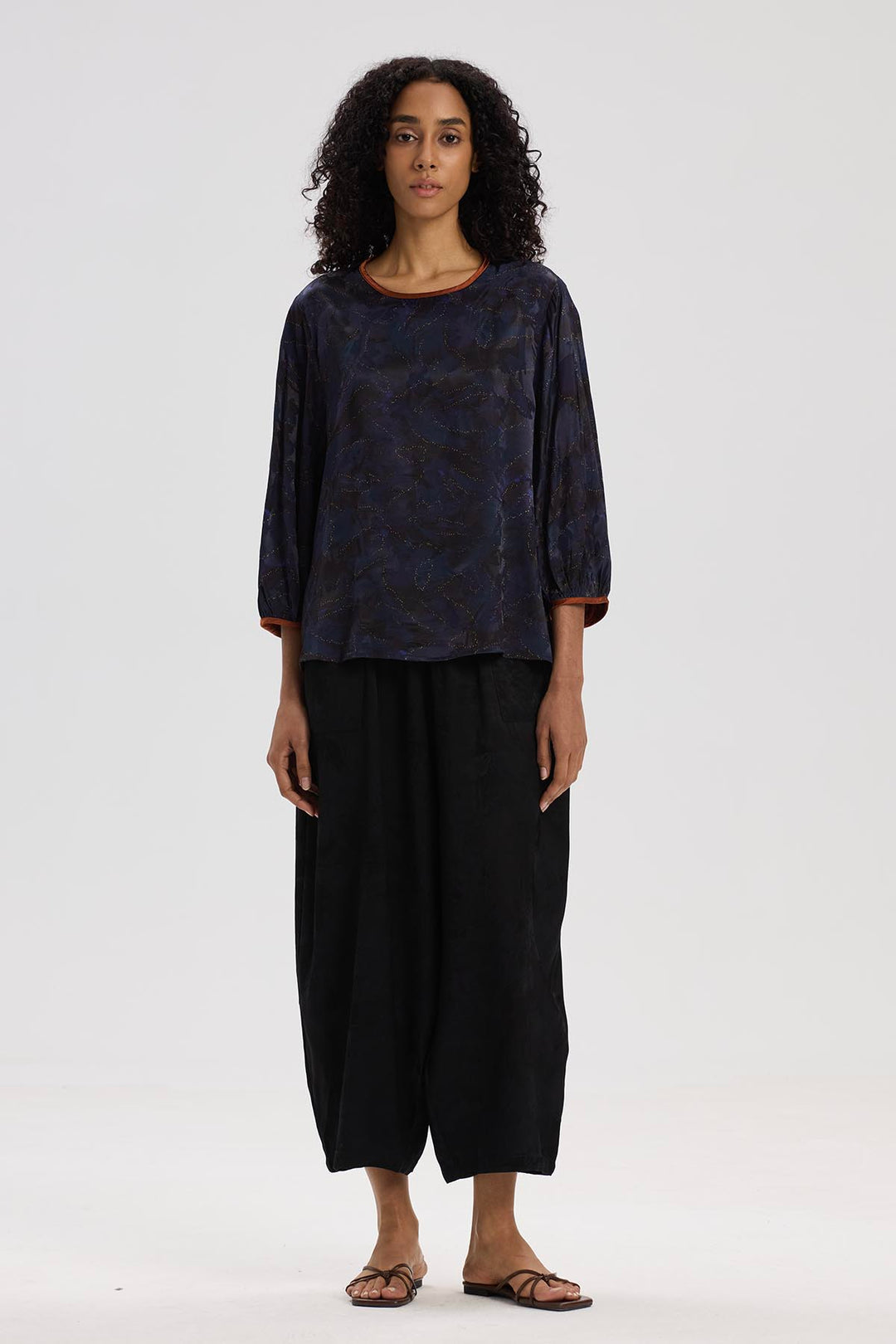 Tempest Retro Print Top