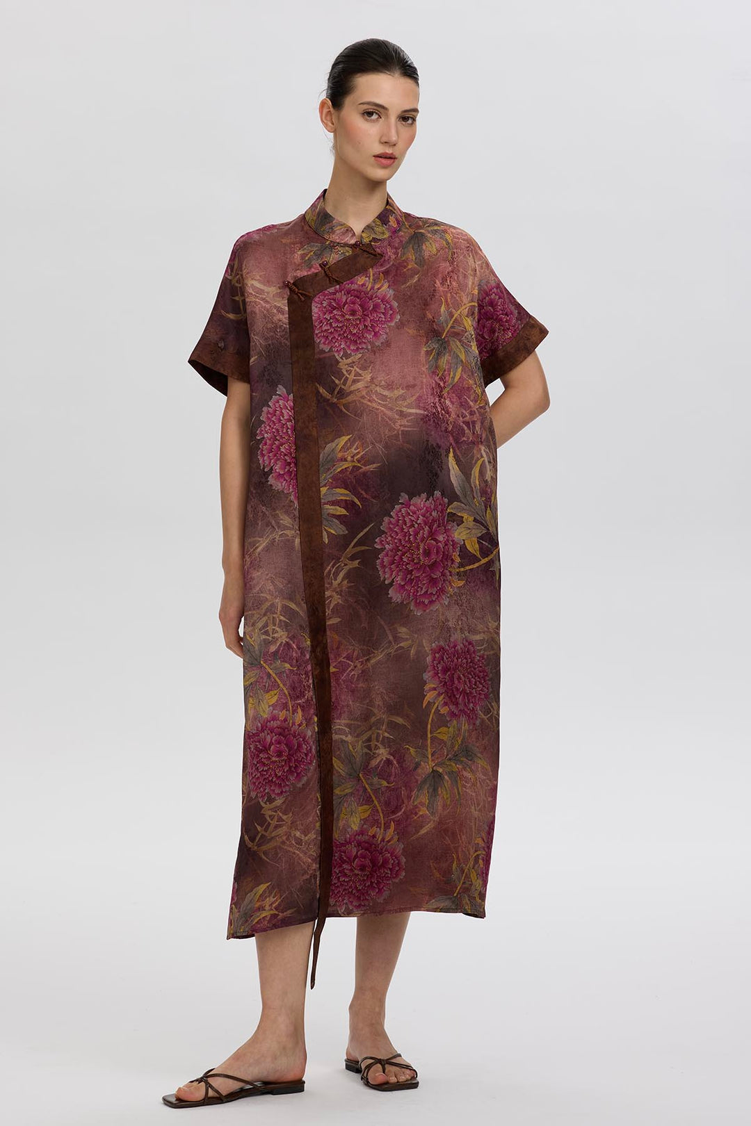 Mara Retro Print Dress