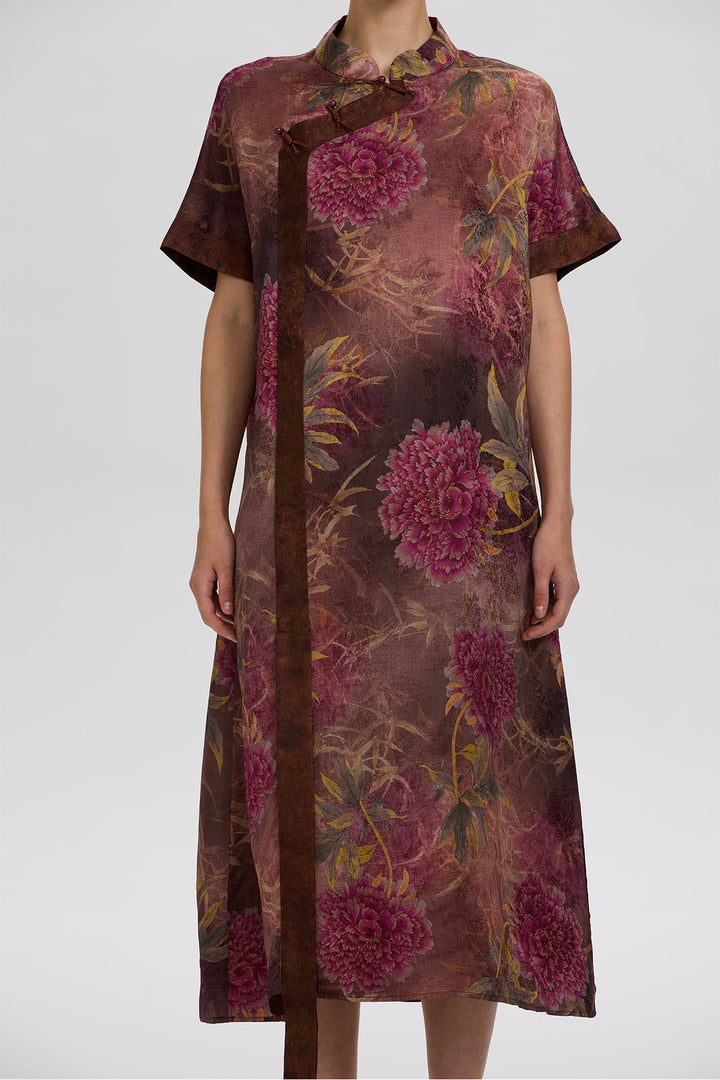 Mara Retro Print Dress