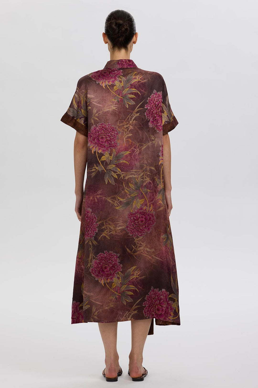 Mara Retro Print Dress