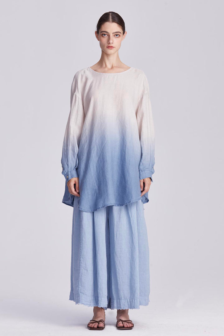 Sienna Hand-Dyed Gradient Linen Set