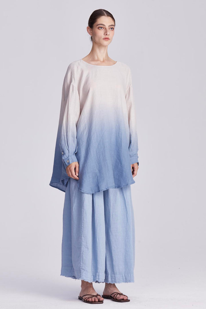 Sienna Hand-Dyed Gradient Linen Set