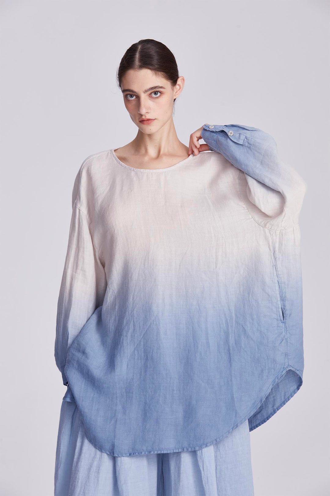 Sienna Hand-Dyed Gradient Linen Set