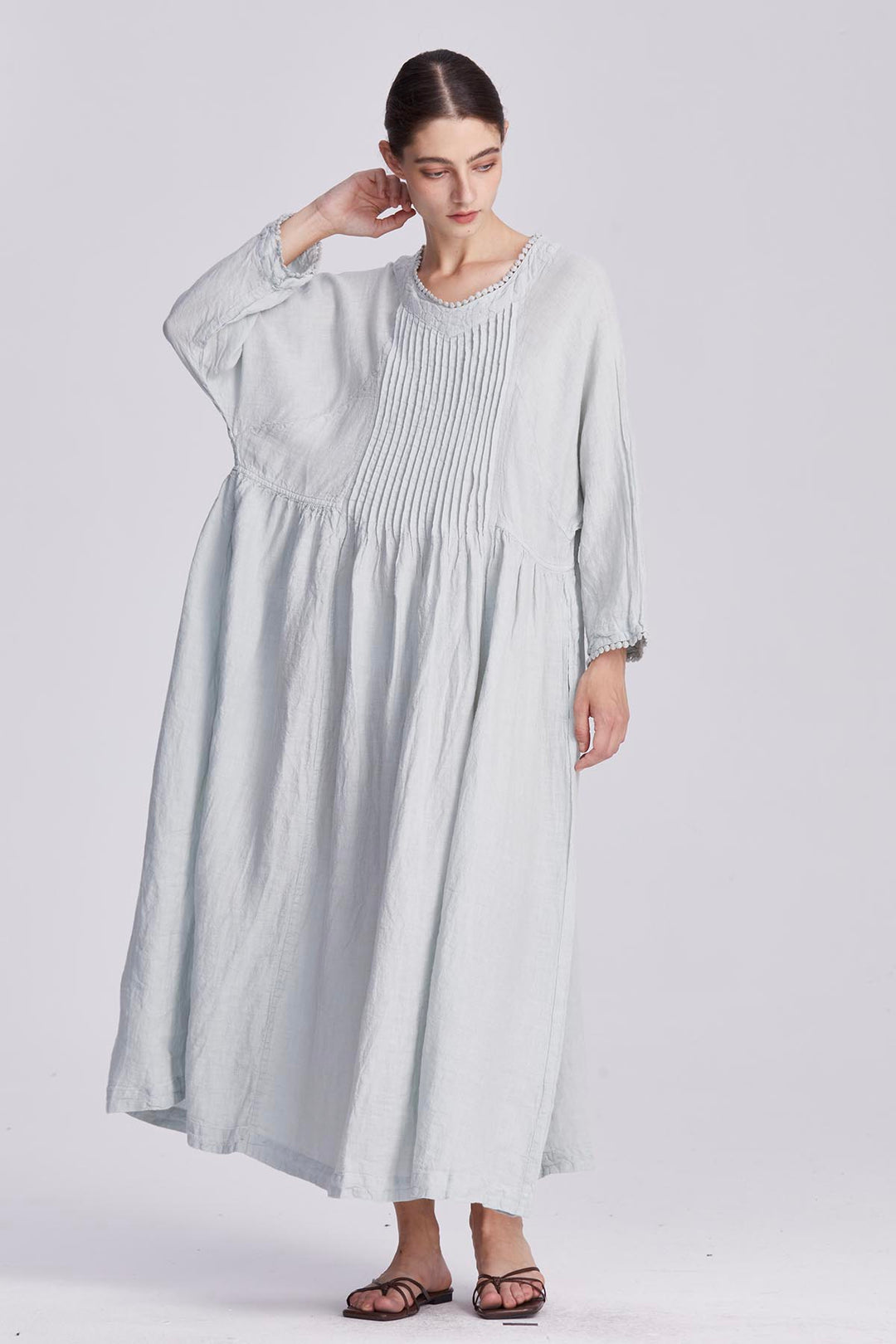 Elara Linen Dress