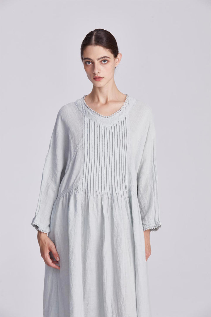 Elara Linen Dress
