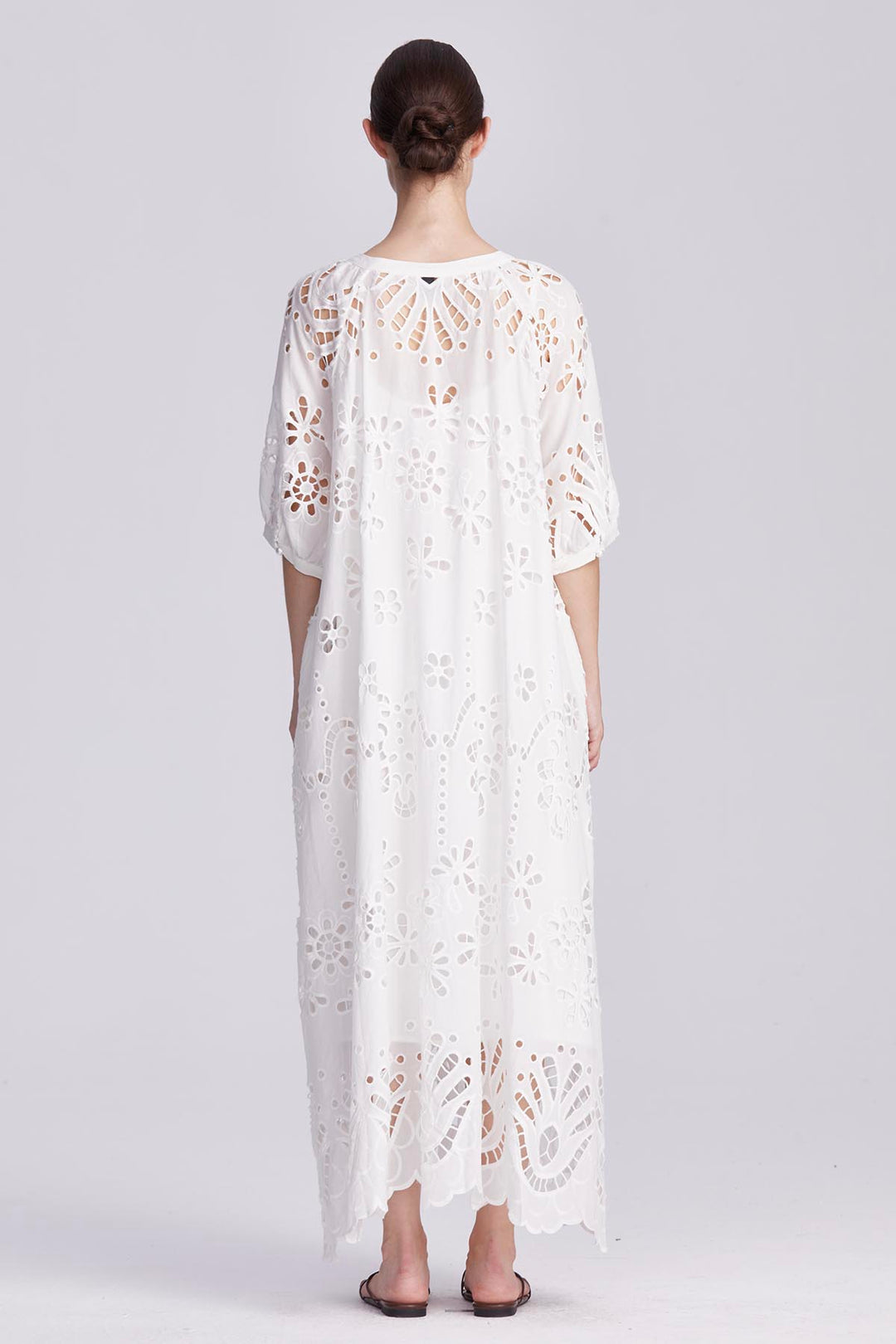 Celeste Hollow-Out Maxi Dress