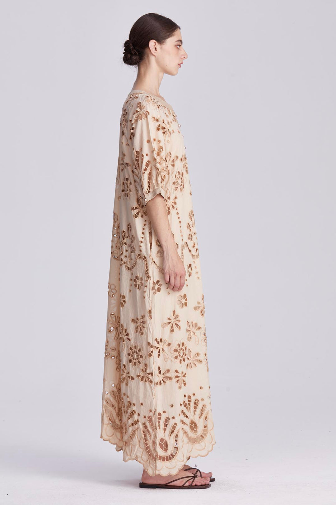 Celeste Hollow-Out Maxi Dress