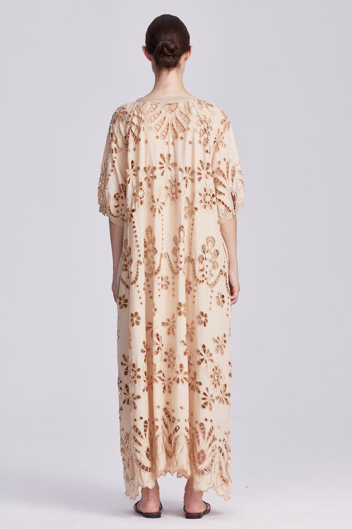 Celeste Hollow-Out Maxi Dress