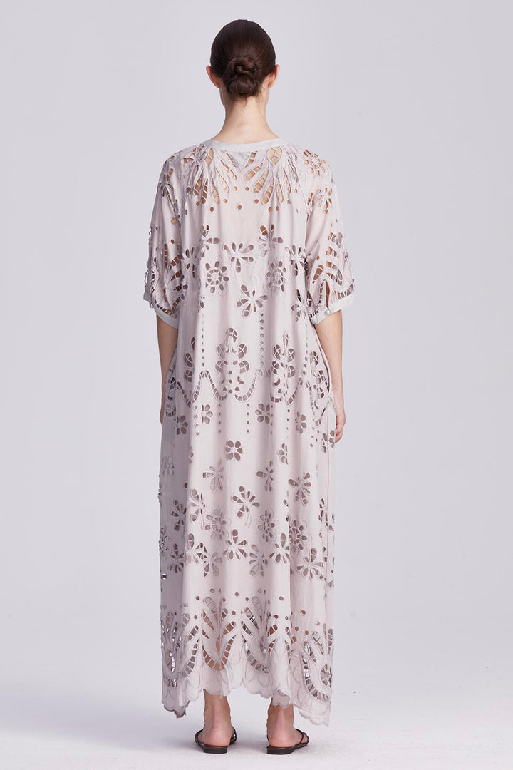 Celeste Hollow-Out Maxi Dress
