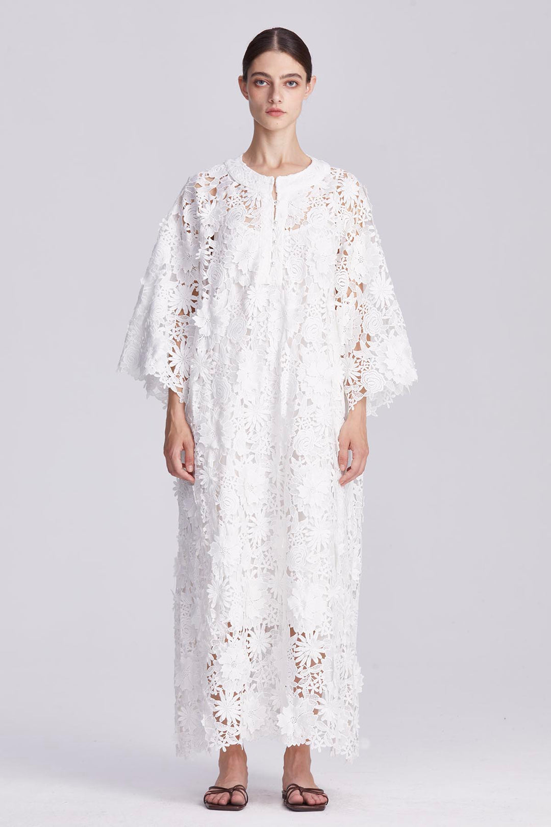 Sienna Whispering Petals Crochet Gown