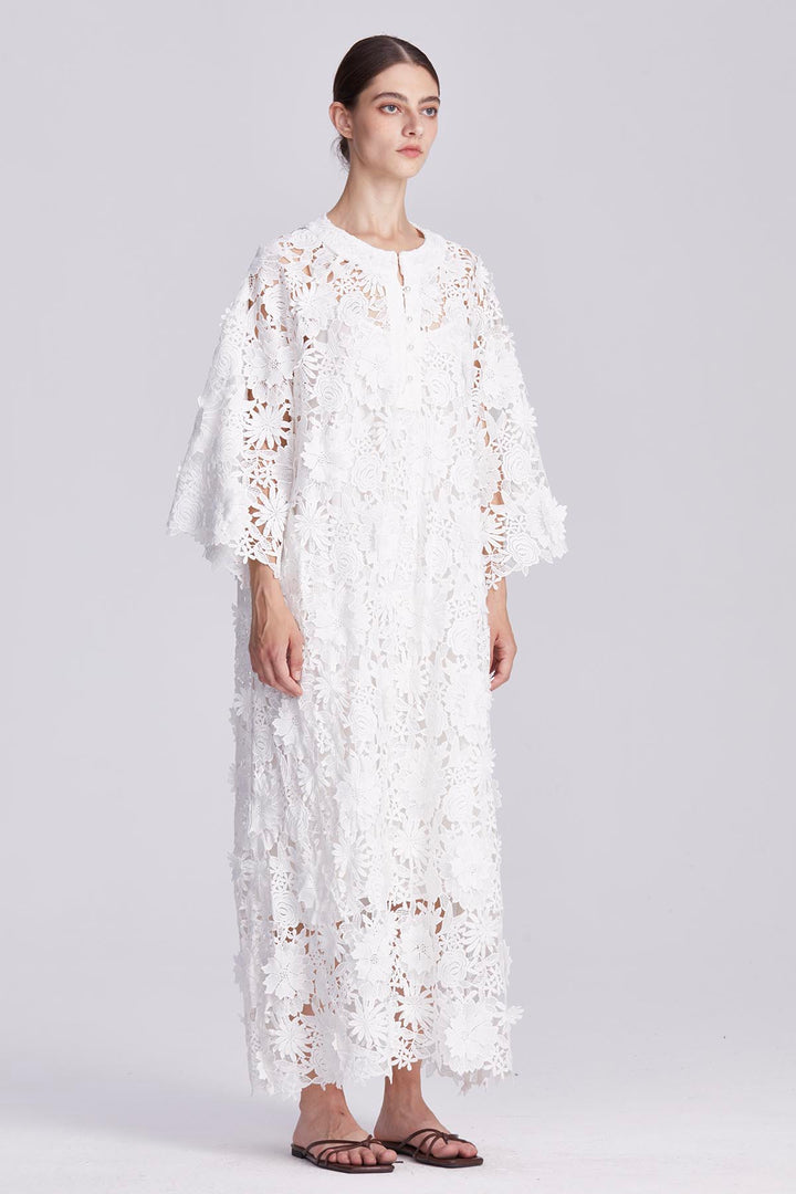Sienna Whispering Petals Crochet Gown