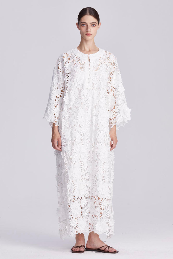 Sienna Whispering Petals Crochet Gown