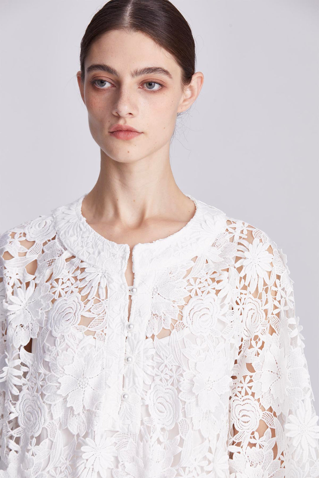 Sienna Whispering Petals Crochet Gown