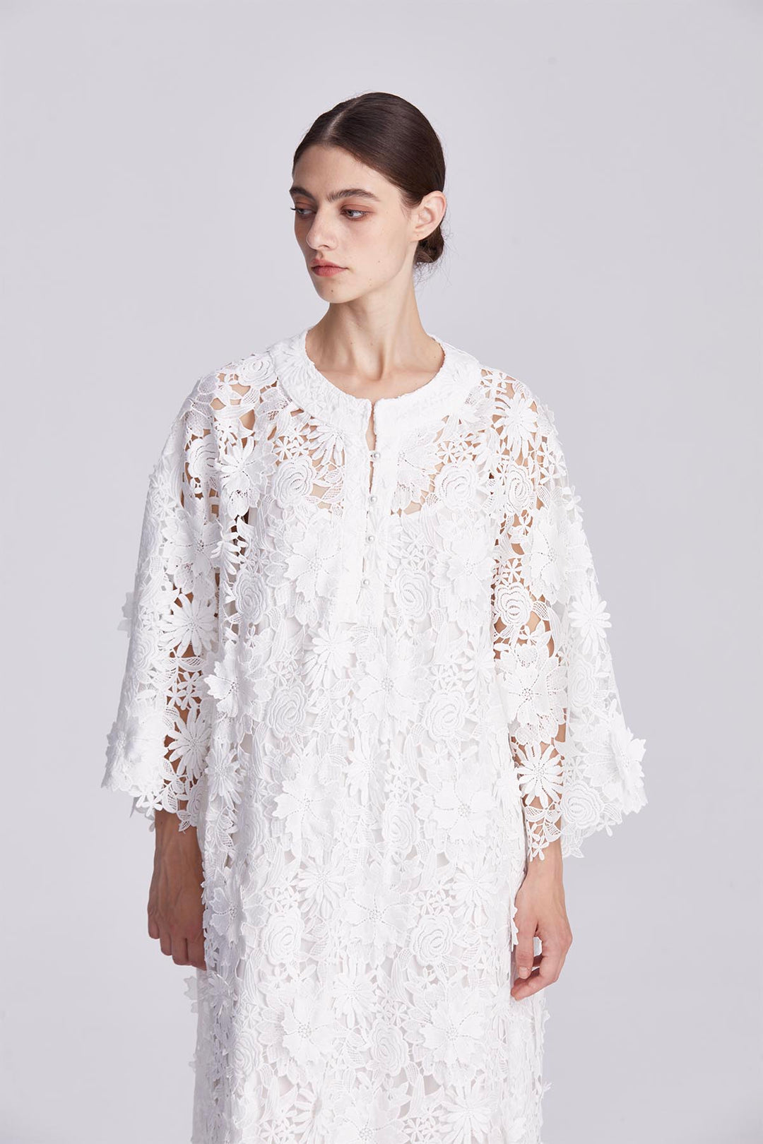 Sienna Whispering Petals Crochet Gown