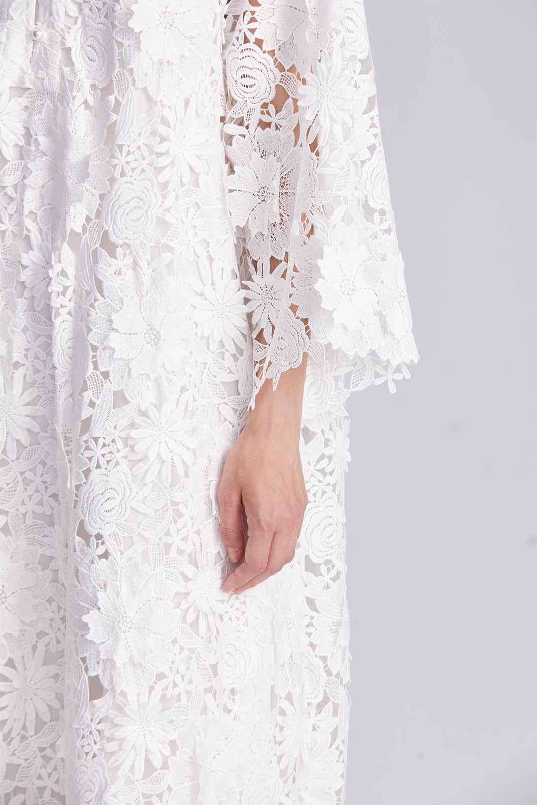 Sienna Whispering Petals Crochet Gown