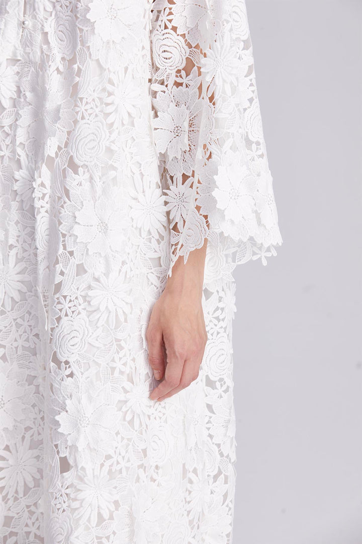 Sienna Whispering Petals Crochet Gown