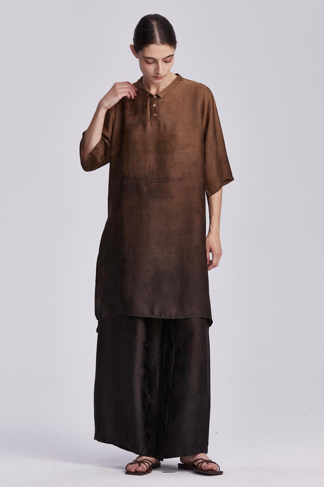 Thisbe Gradient Wide Leg Set