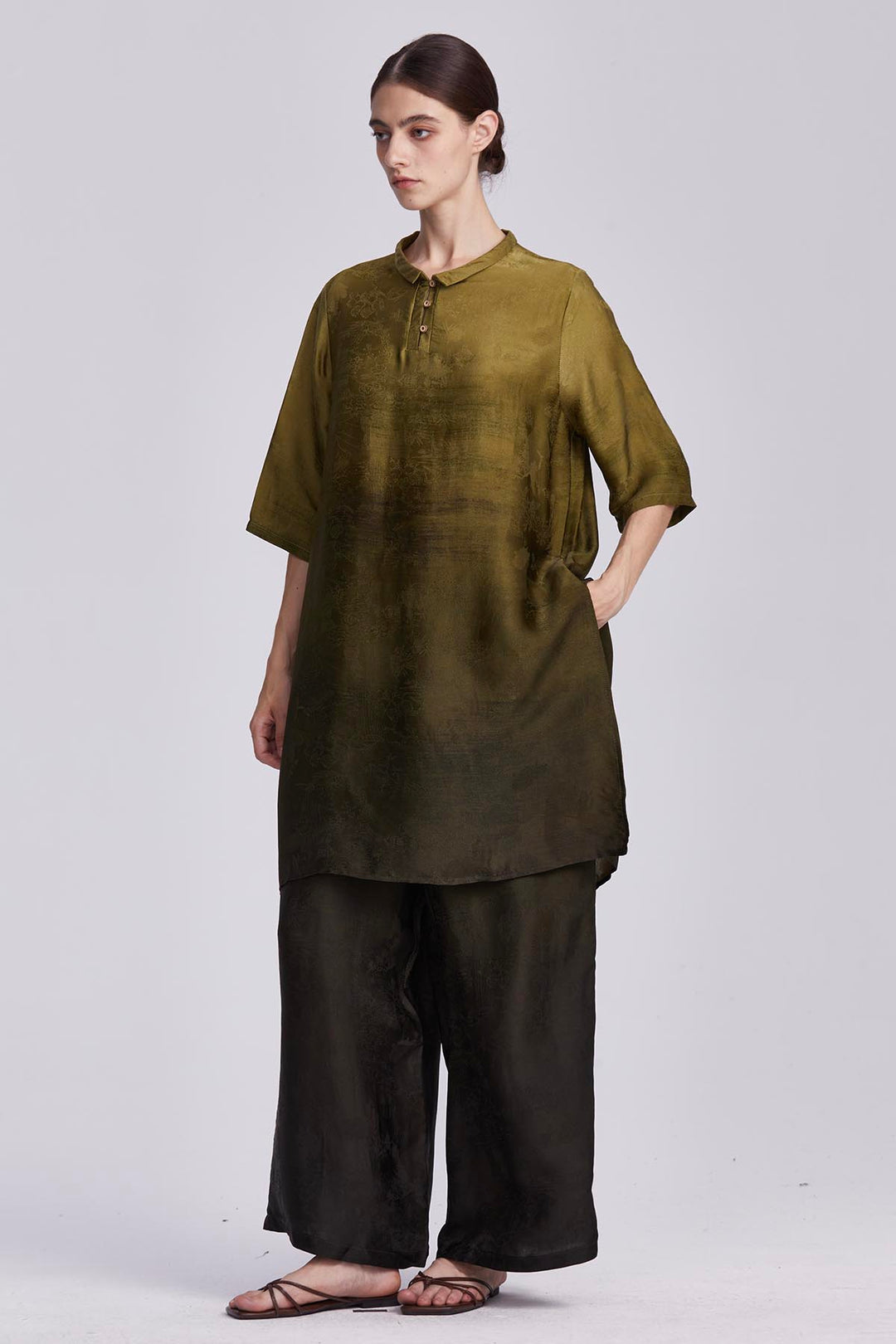 Thisbe Gradient Wide Leg Set