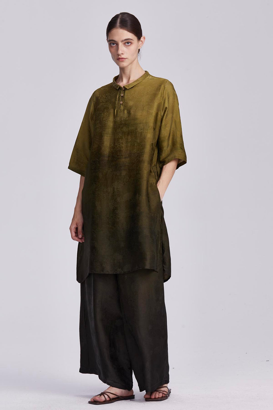 Thisbe Gradient Wide Leg Set