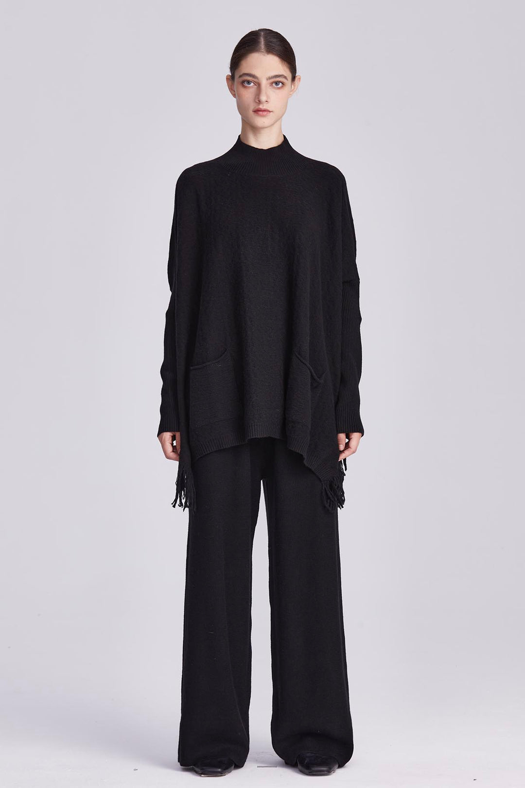 Celeste Knit Tassel Set