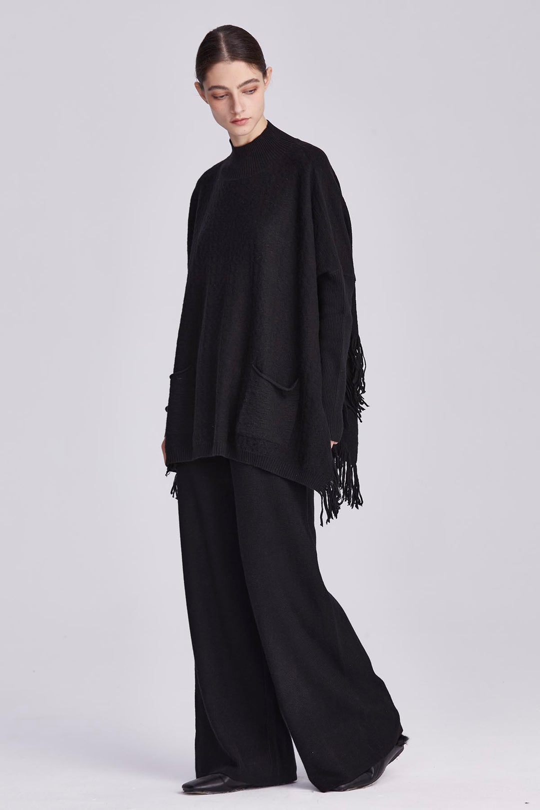 Celeste Knit Tassel Set