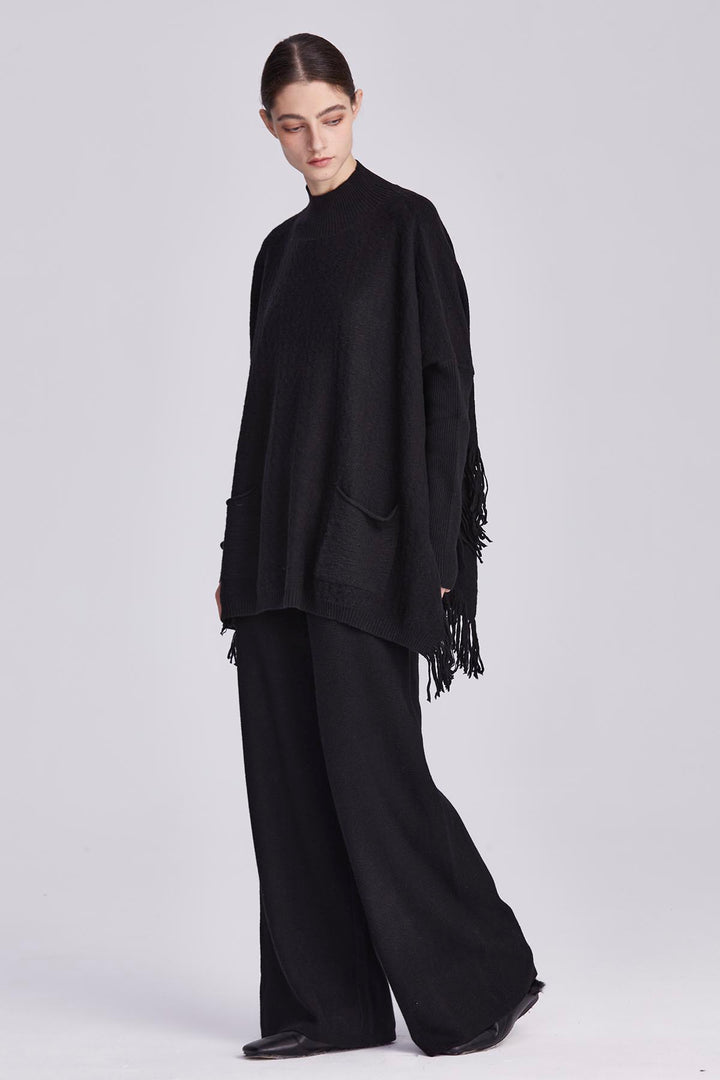 Celeste Knit Tassel Set