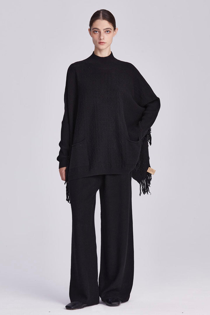 Celeste Knit Tassel Set