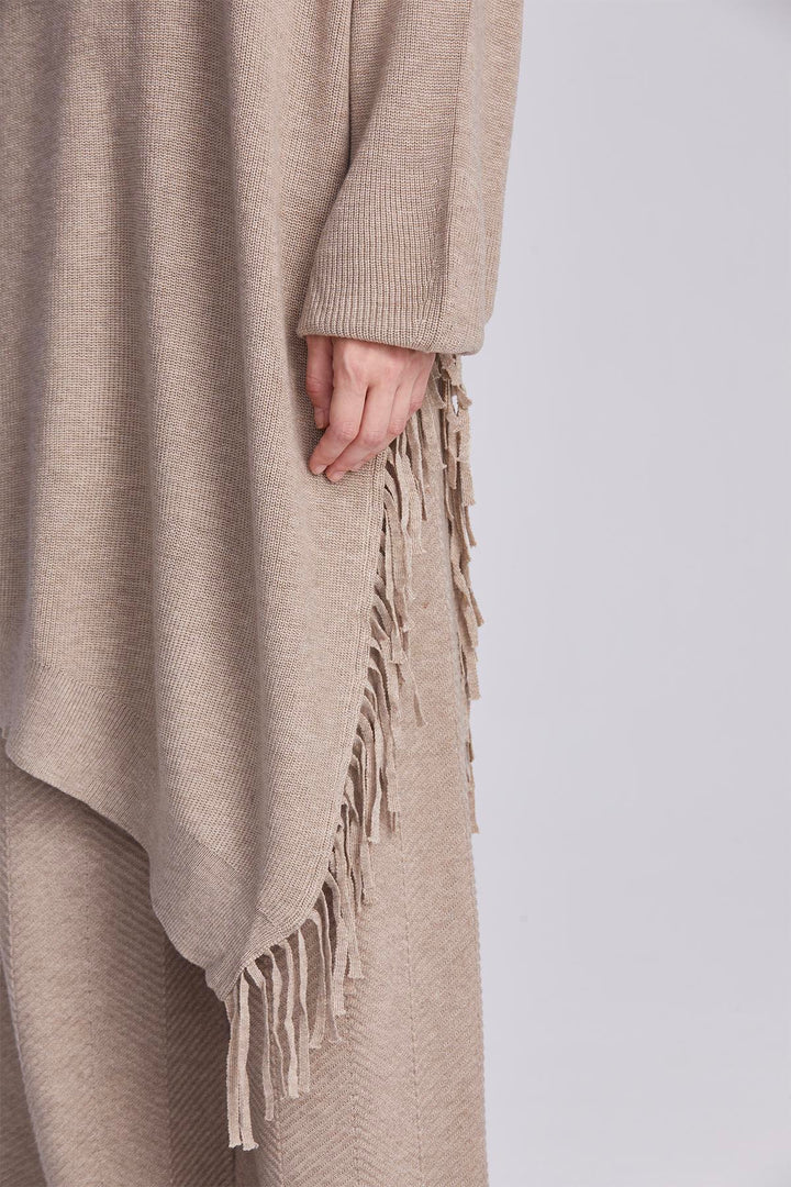 Colette Asymmetric Tassel Knit Set