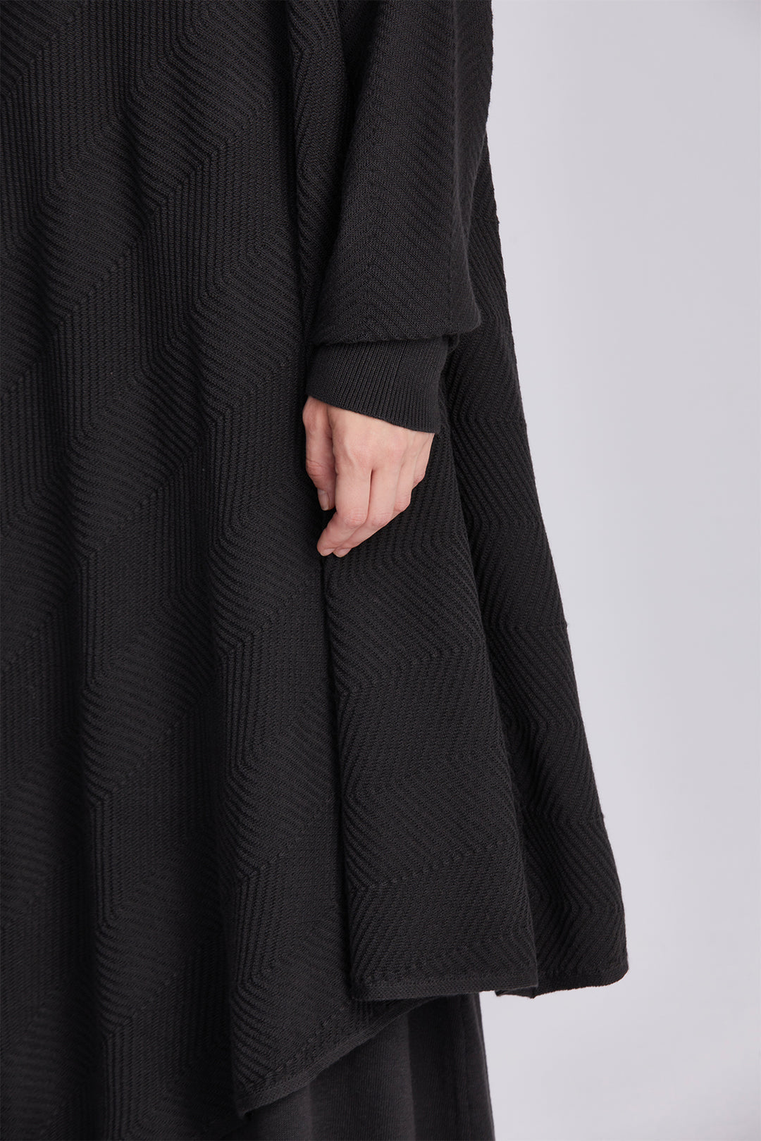 Elowen Asymmetrical Oversized Turtleneck Knit Set