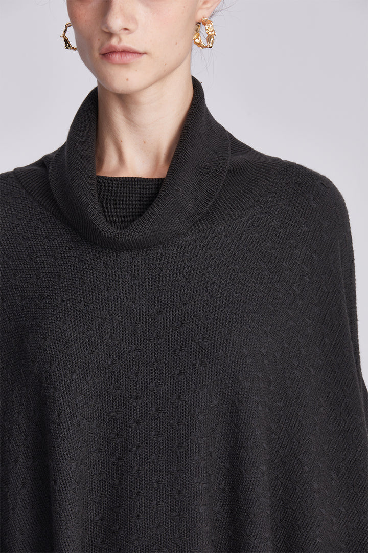 Seraphina Relaxed Fit Knit Cape and Trousers Set