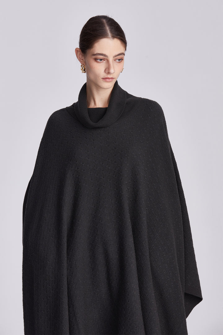 Seraphina Relaxed Fit Knit Cape and Trousers Set