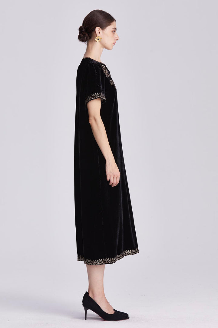 Yara Velvet Dress